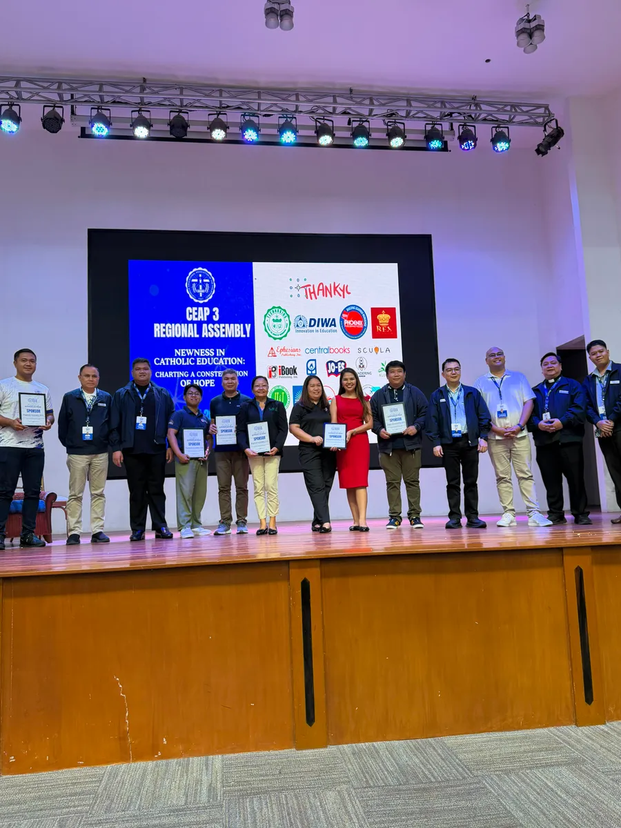 Sponsors recognised on stage at the CEAP Region 3 Regional Assembly 2026